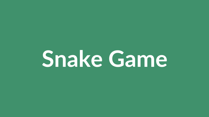 Snake Game