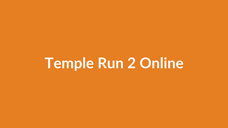 Temple Run 2 Online